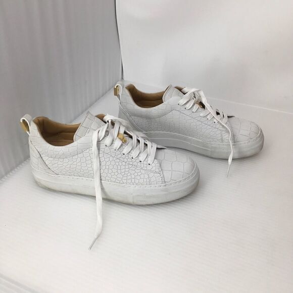 Buscemi Women's Tennis Nubuck Trainers - B4 - Picture 1 of 7